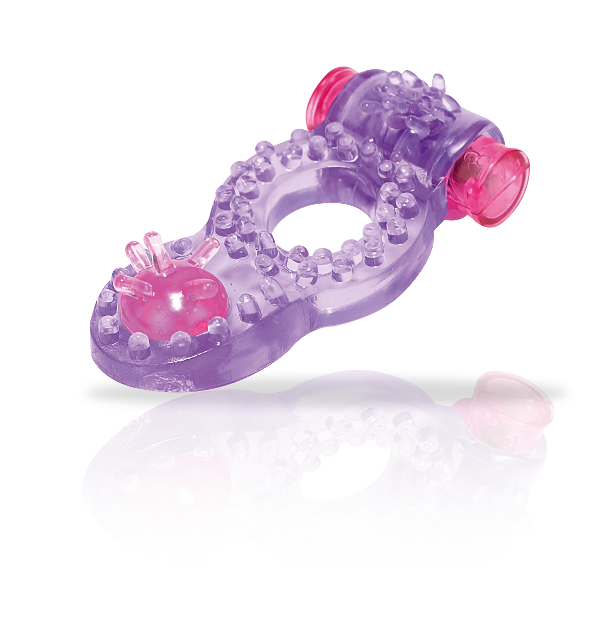 Anillo Vibrador con Textura y Estimulador VIBE