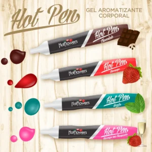 Bolígrafo de chocolate comestible