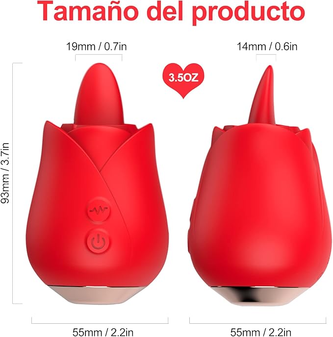Estimulador de Clítoris, Lengua Lamiendo Clítoris Estimulador - Image 3