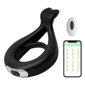 Anillo Vibrador APP + Control Remoto Inalámbrico - COLOR PURPURA