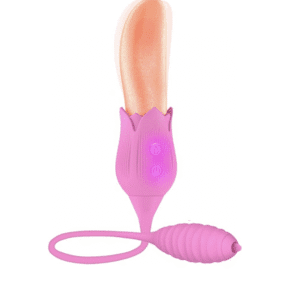 Vibrador Para Penetrar Y Con Lengua Para Lamer El Clítoris